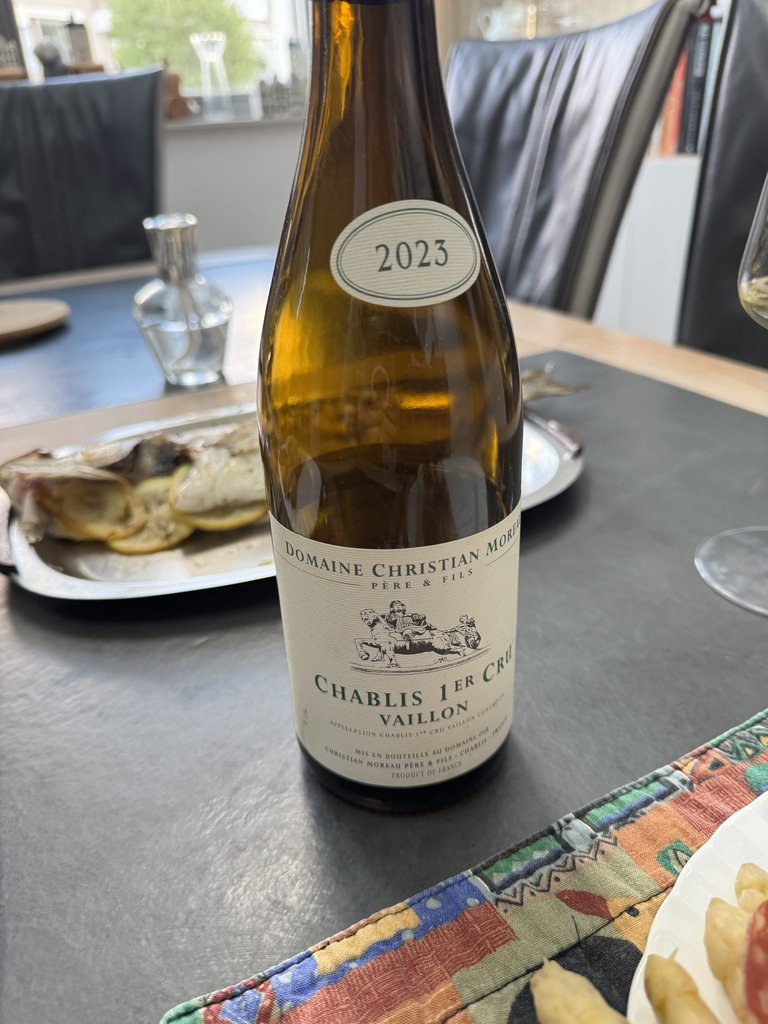 Christian Moreau Père et Fils Chablis 1er Cru Vaillon 2023